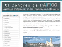 Tablet Screenshot of congres.aificc.cat